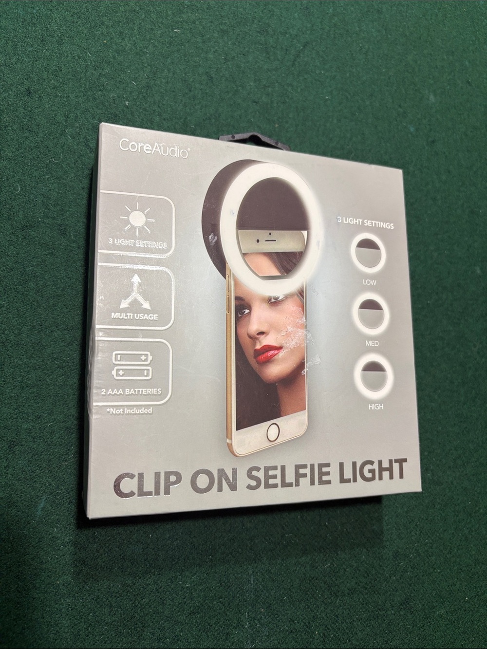 CoreAudio Clip On Selfie Light - White